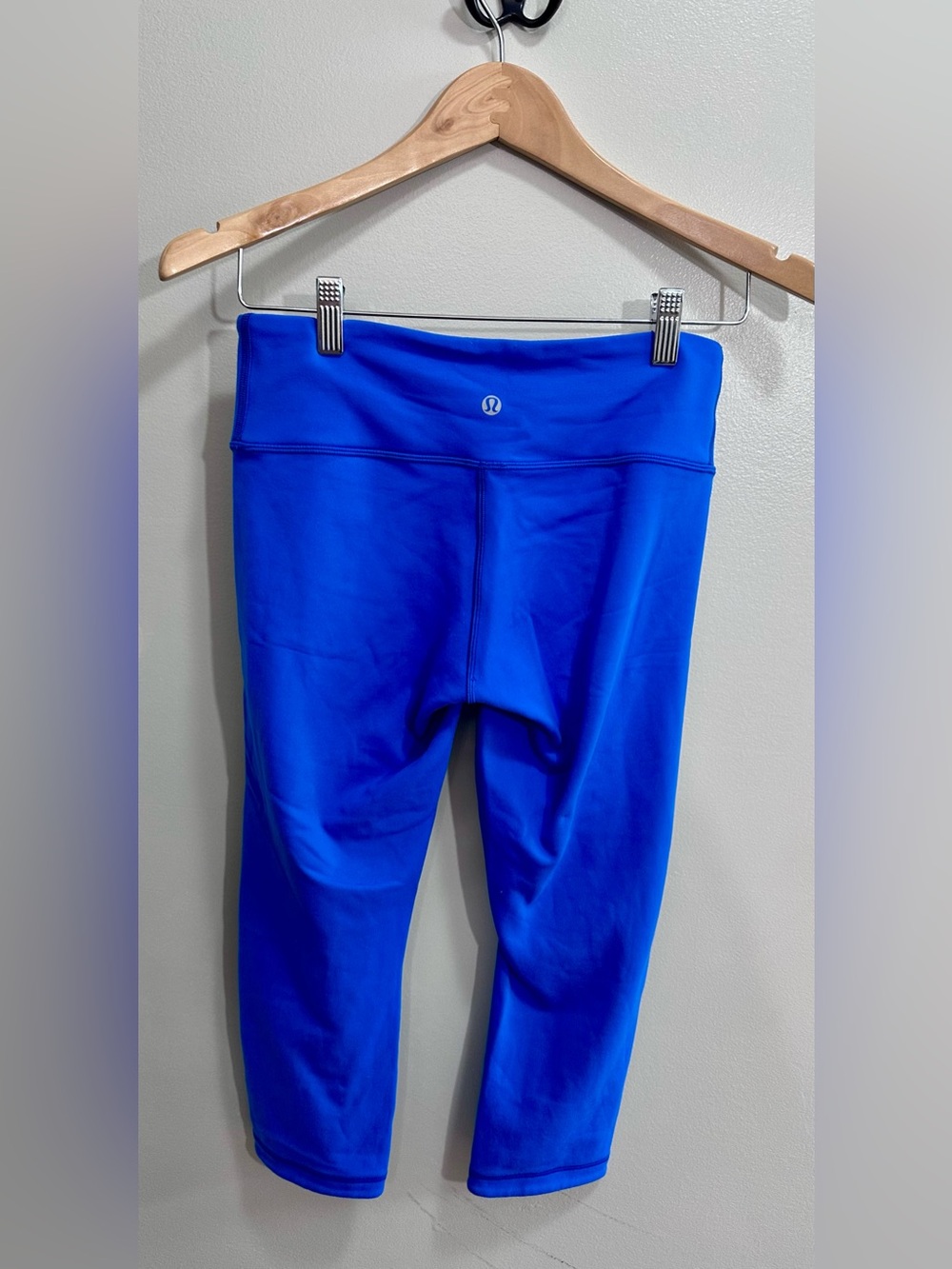 Lululemon Wunder Under Crop Leggings Women's Size 6 Blue